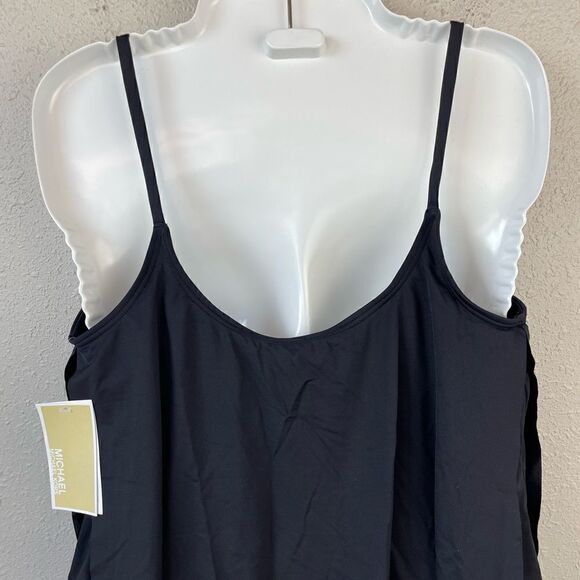 NWT MICHAEL Michael Kors Black Tankini and Matching Bottoms Multiple Sizes - Picture 4 of 9
